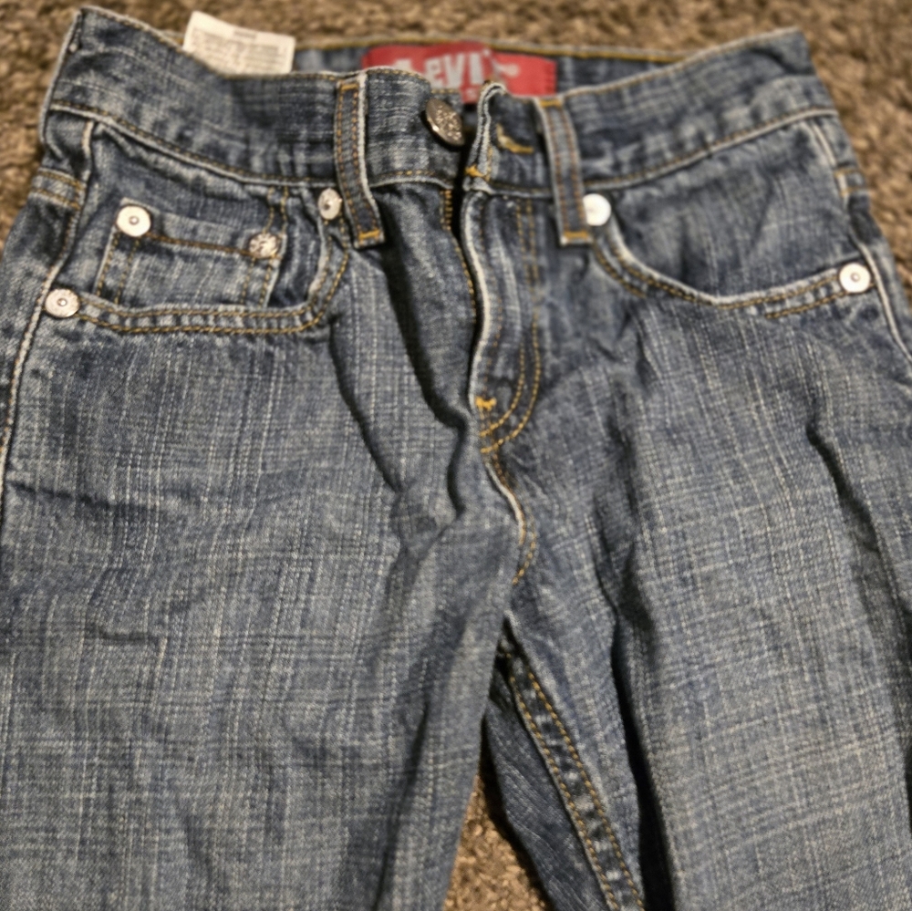 LEVIS slim straight distressed jeans 514 8reg 24/22 - Picture 2 of 9